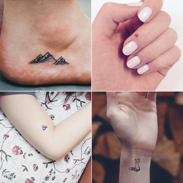 Tatuagem pequena: Ideias femininas e delicadas